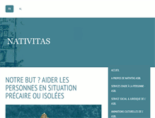 Tablet Screenshot of nativitas.be